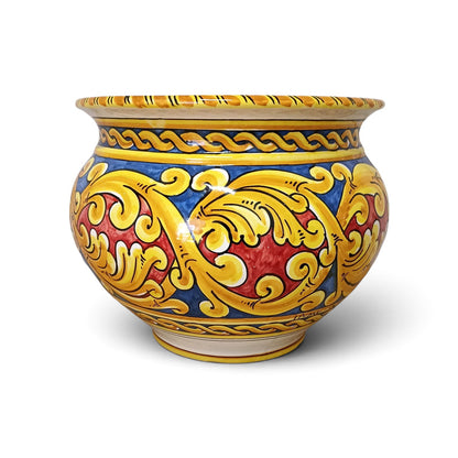 caltagirone ceramic plant pot