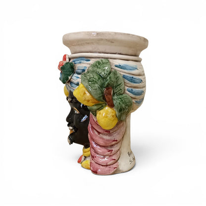 traditional sicilian ceramic head