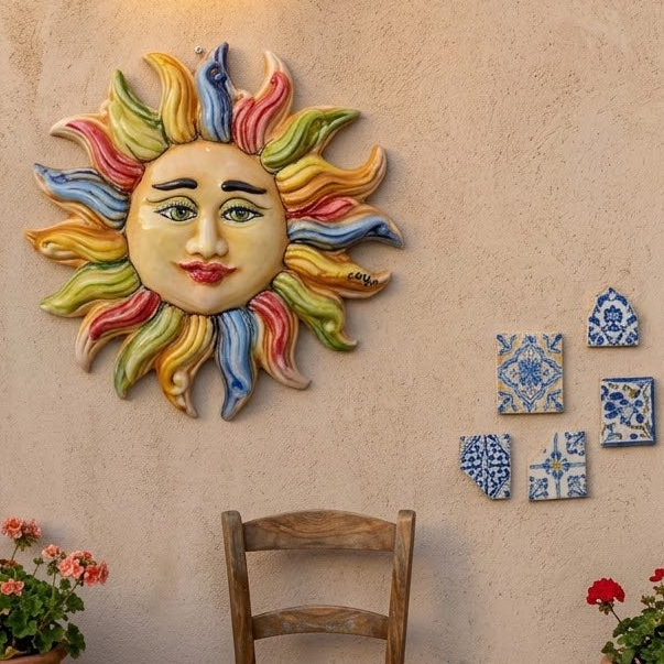 sole in maiolica siciliana
