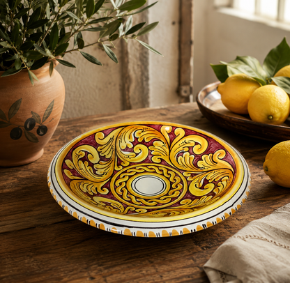 spaghettiea in maiolica di sicilia