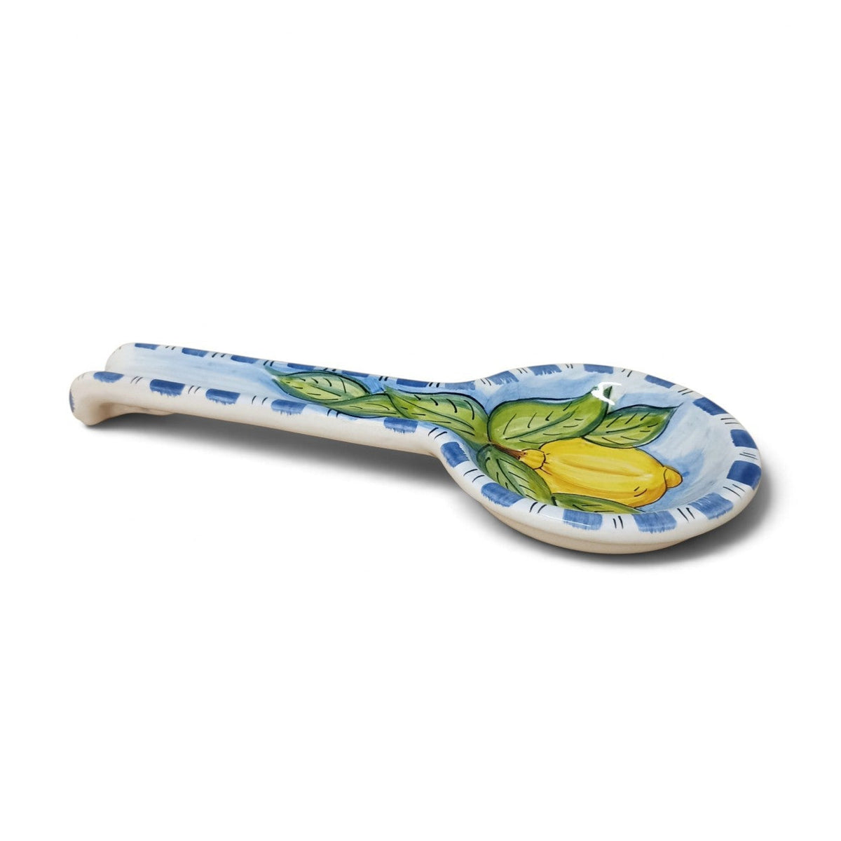 spoon rest in sicilian ceramic