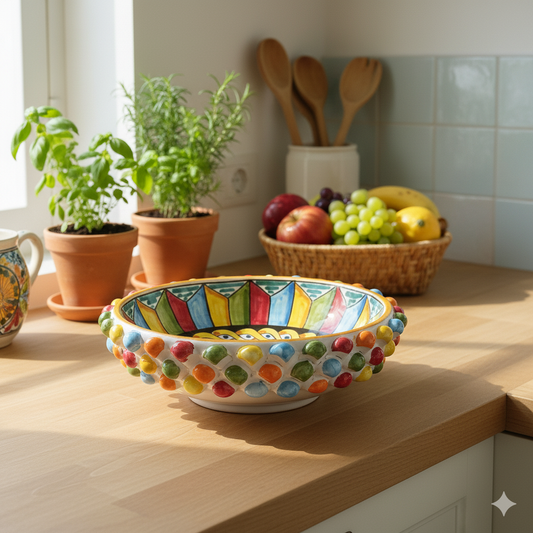 torna resto in maiolica di sicilia