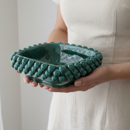 porta chiavi quadrato in ceramica moderno