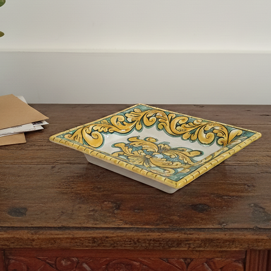 porta caramelle in ceramica siciliana 