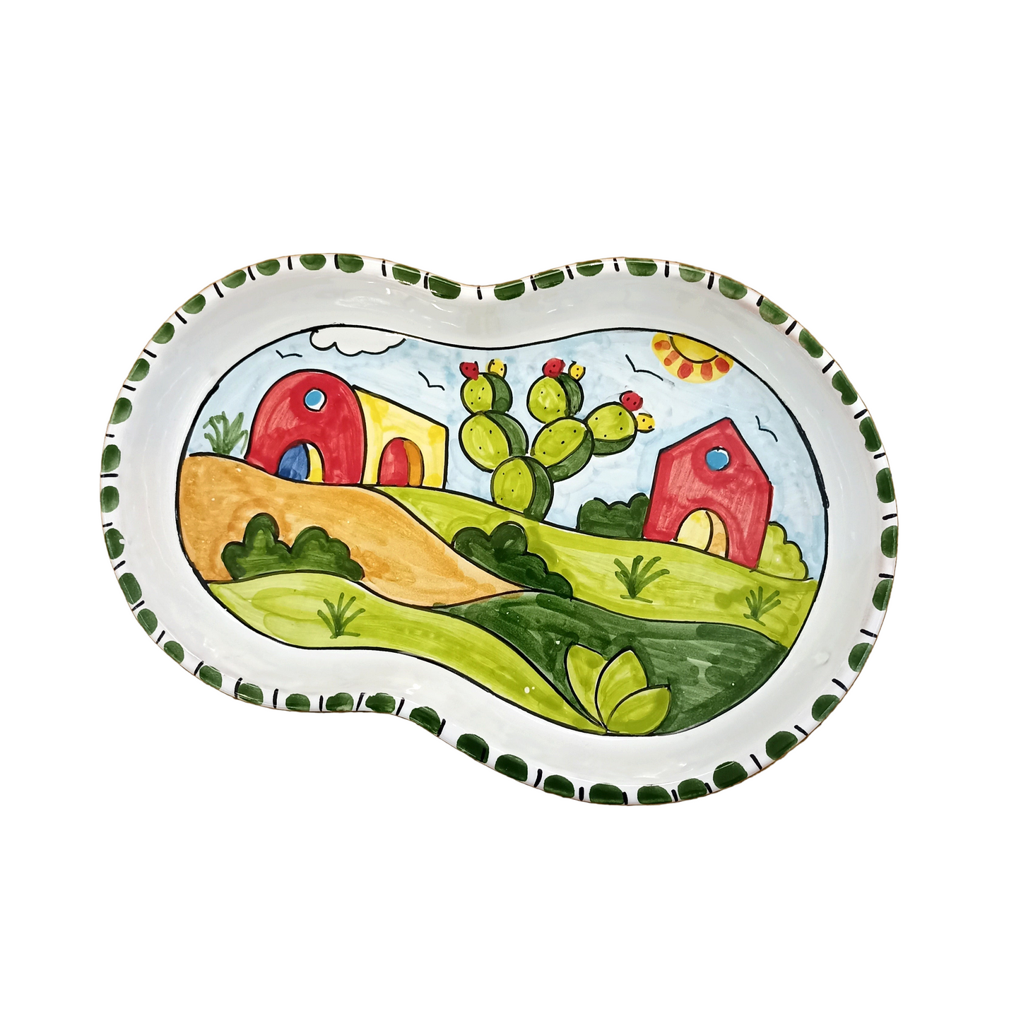 tazza da cappuccino in maiolica