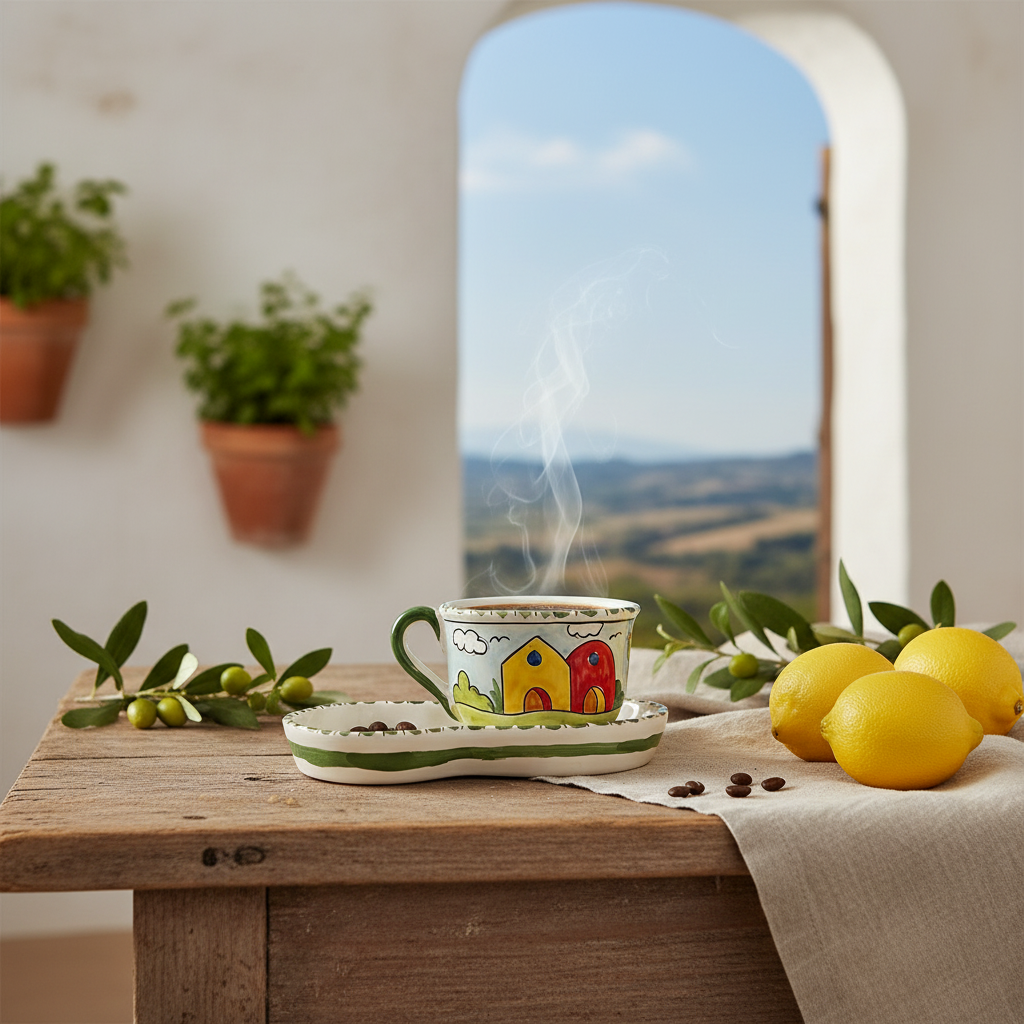 tazza per tisana di caltagirone