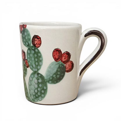 tazza decorata in ceramica sicilia