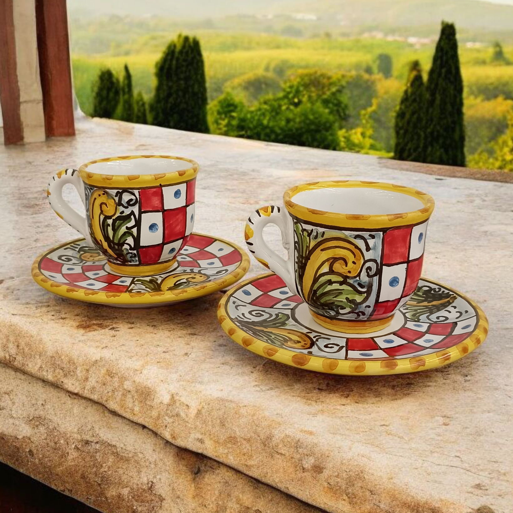 tazzina caffe decorata