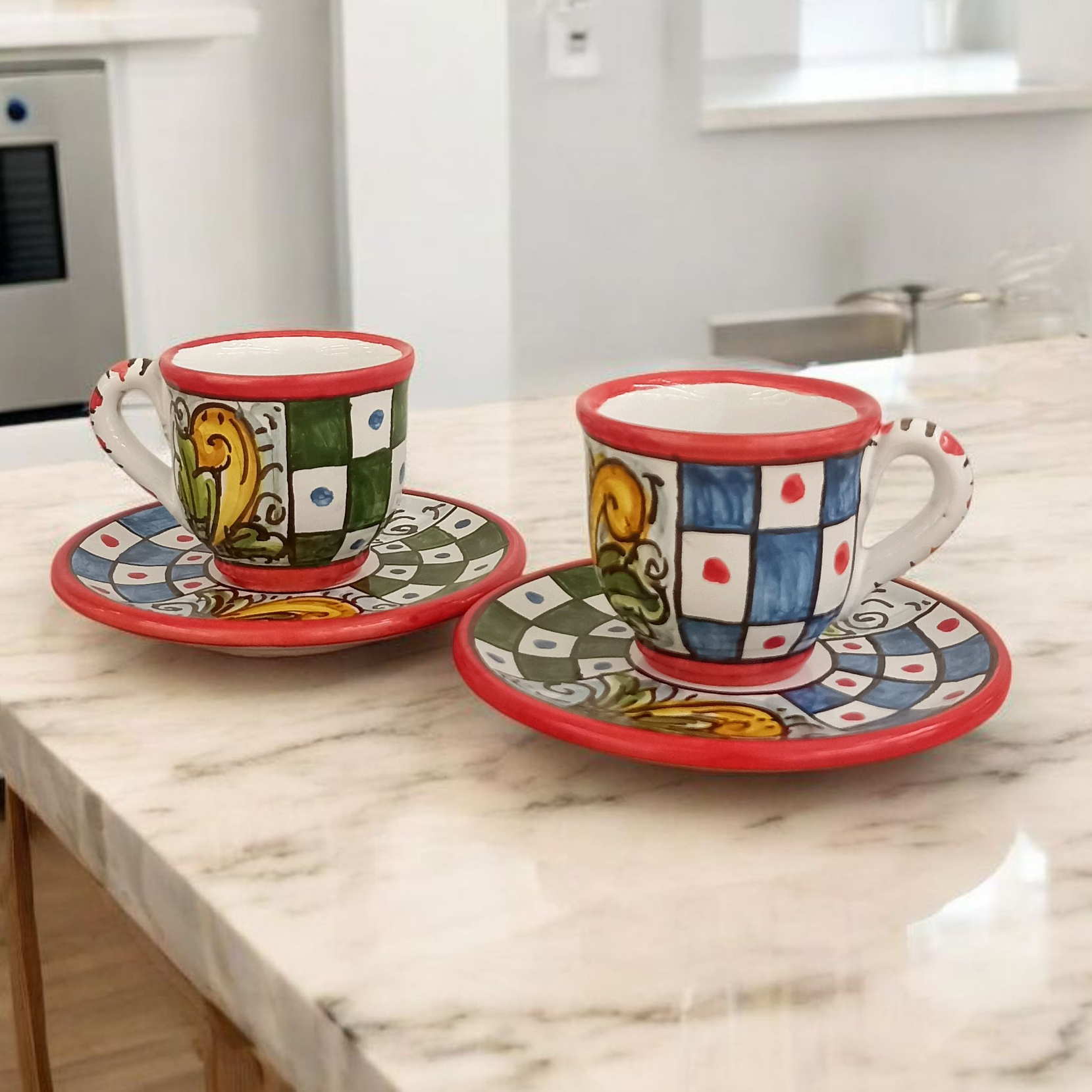 tazzine caffe maiolica sicilia