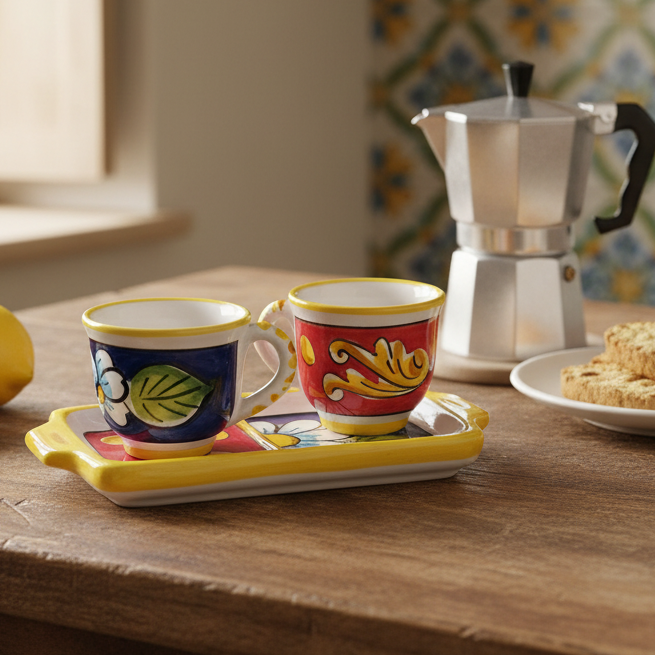 tazzina per caffe di caltagirone