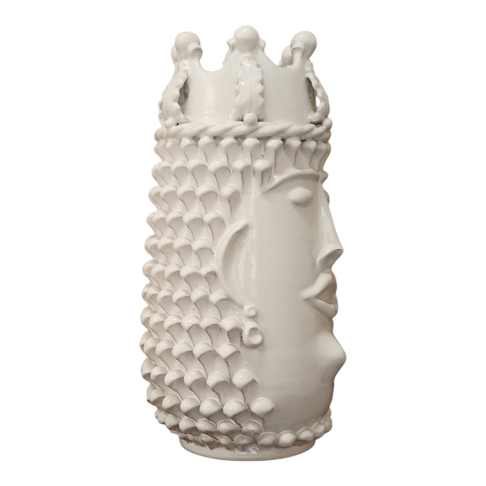 Porta piante ceramica siciliana, souvenir Messina è