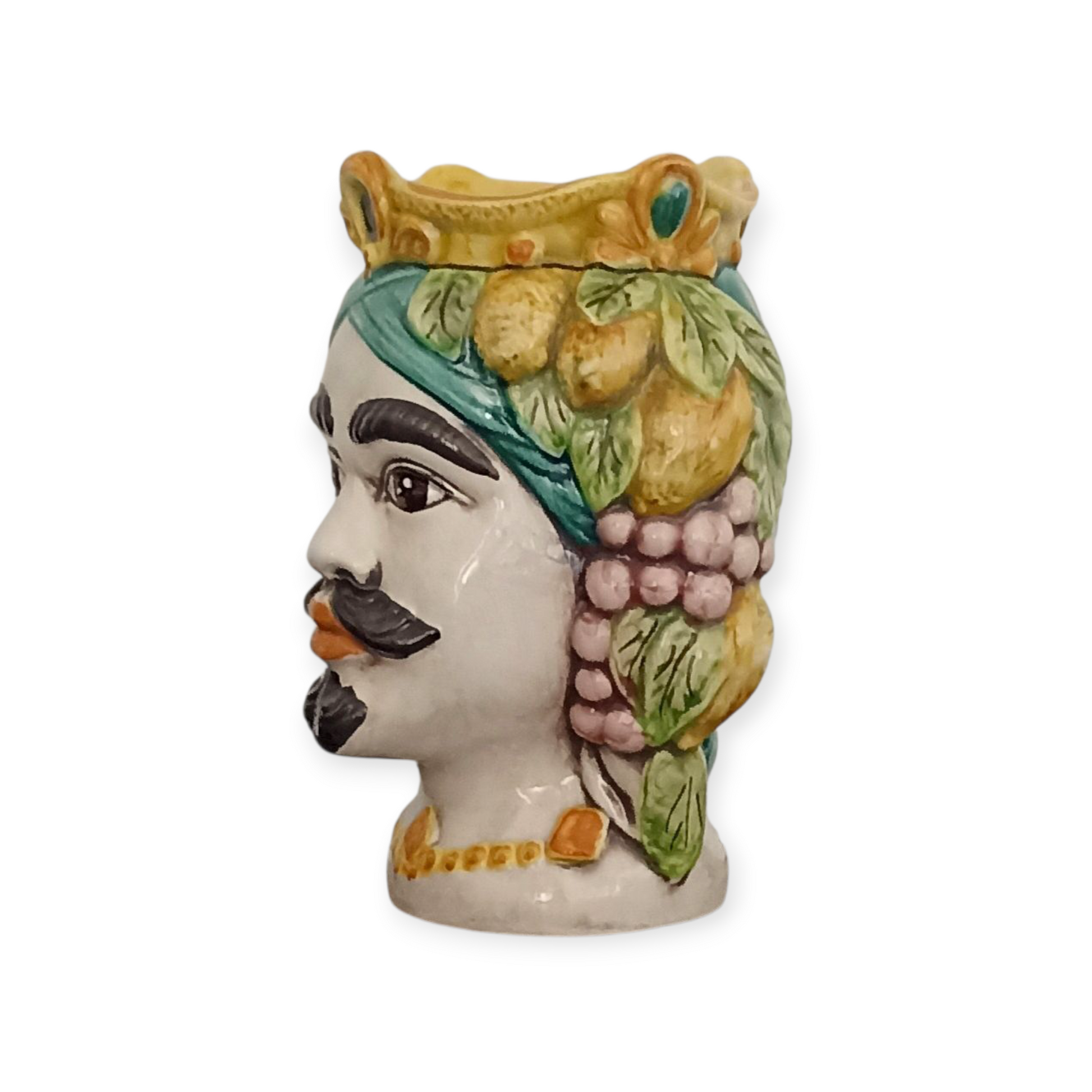 testa siciliana in maiolica