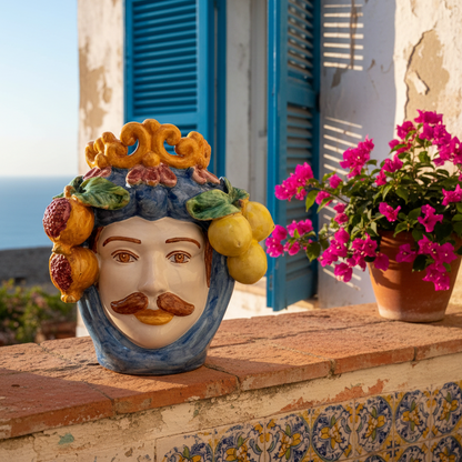 vaso testa di moro
