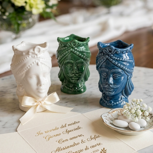 testa siciliana di moro per bomboniera
