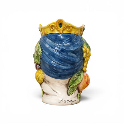 testa di moro in maiolica di caltagirone