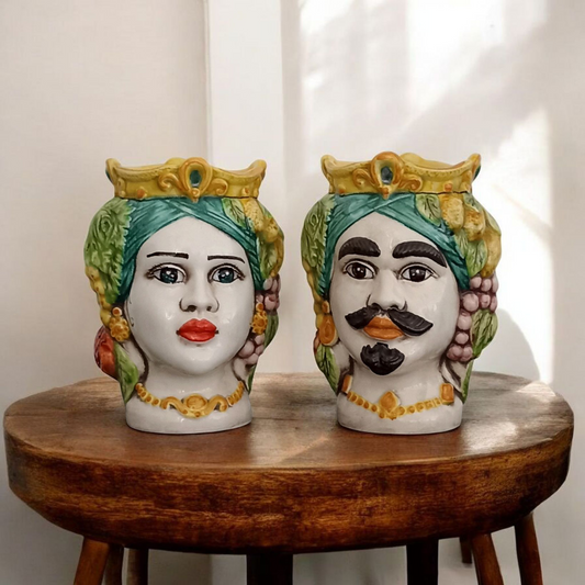 vaso testa di moro per esterno