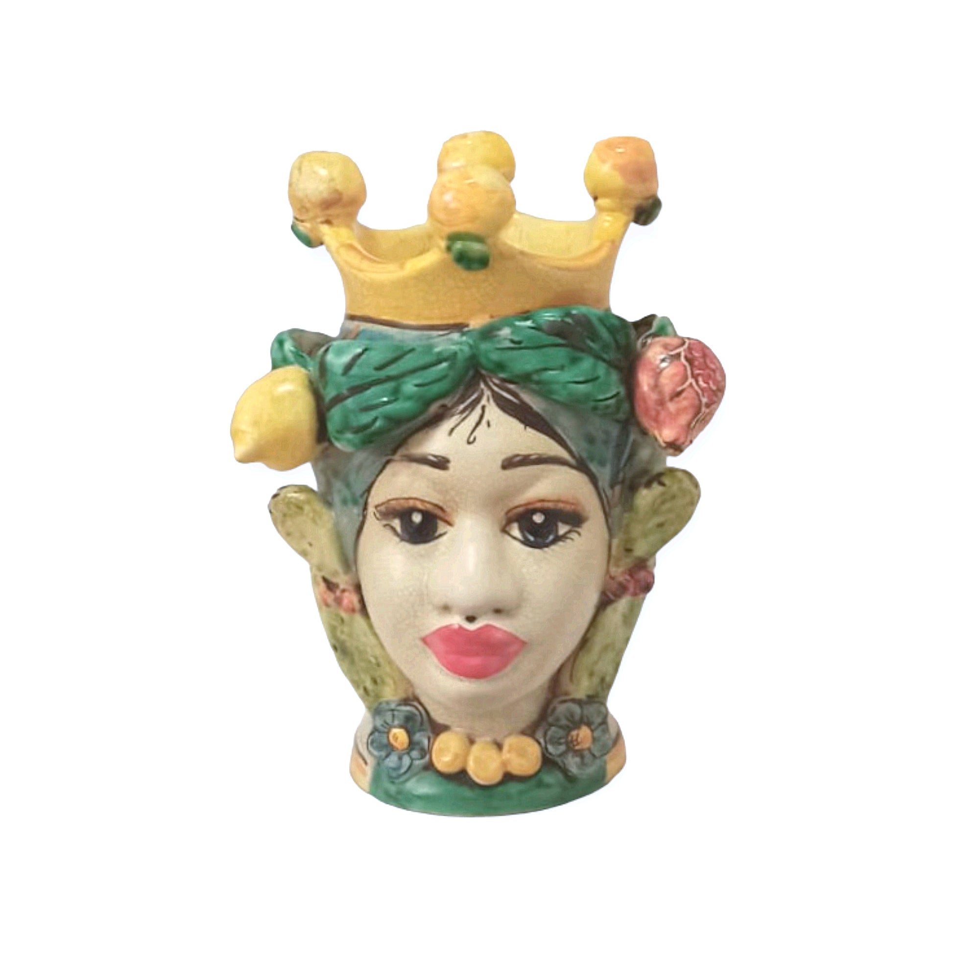 Testa di Moro donna frutta Caltagirone