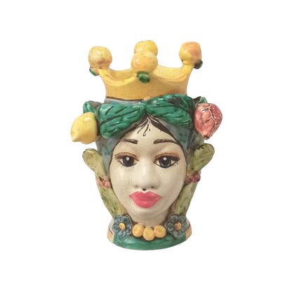 Testa di Moro donna frutta Caltagirone