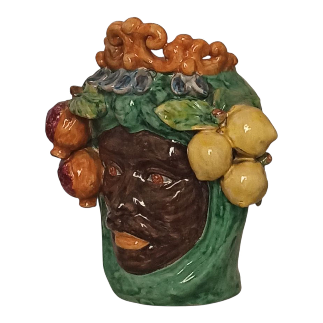 vaso testa tradizionale di caltagirone