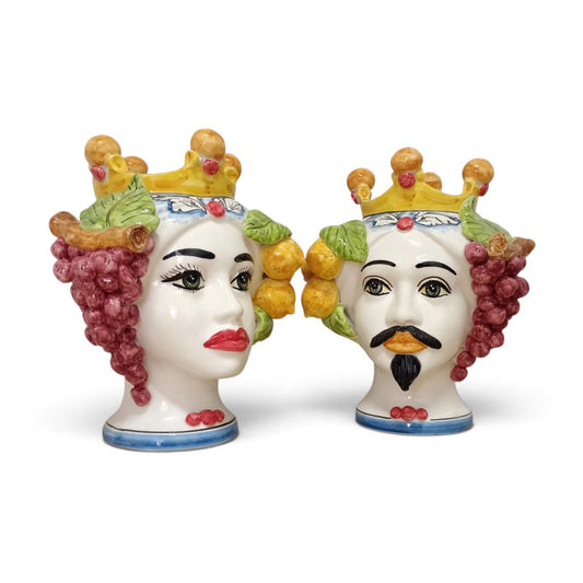 teste di moro con frutta