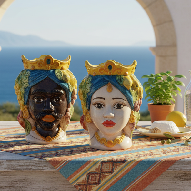 teste siciliane di Caltagirone