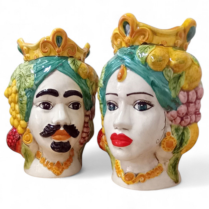 teste siciliane di moro per giardino