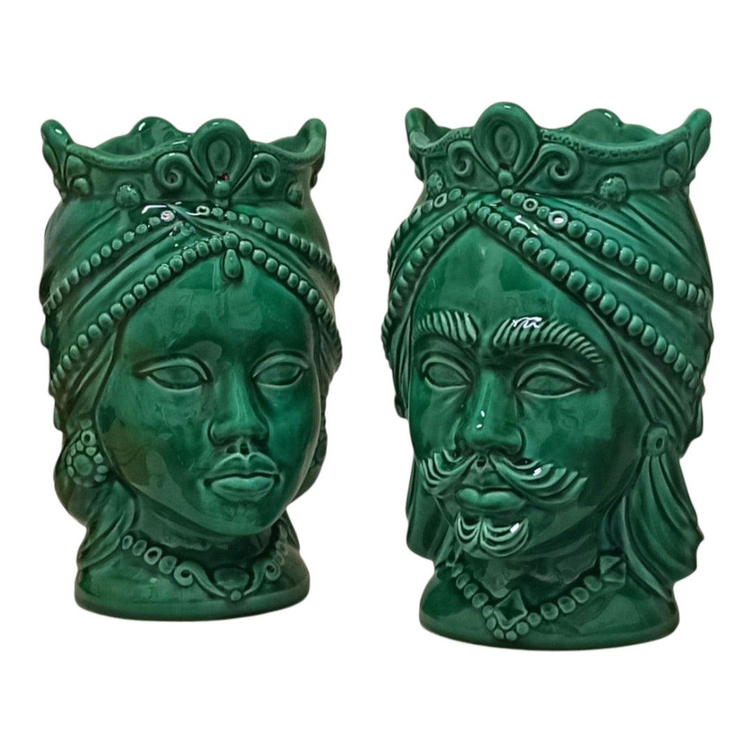 teste di caltagirone verdi