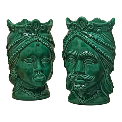 teste di caltagirone verdi