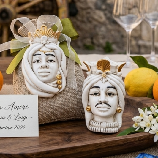 teste di moro per bomboniera