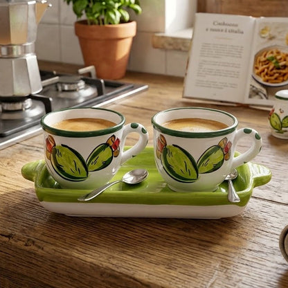 sicilian ceramic coffee cups