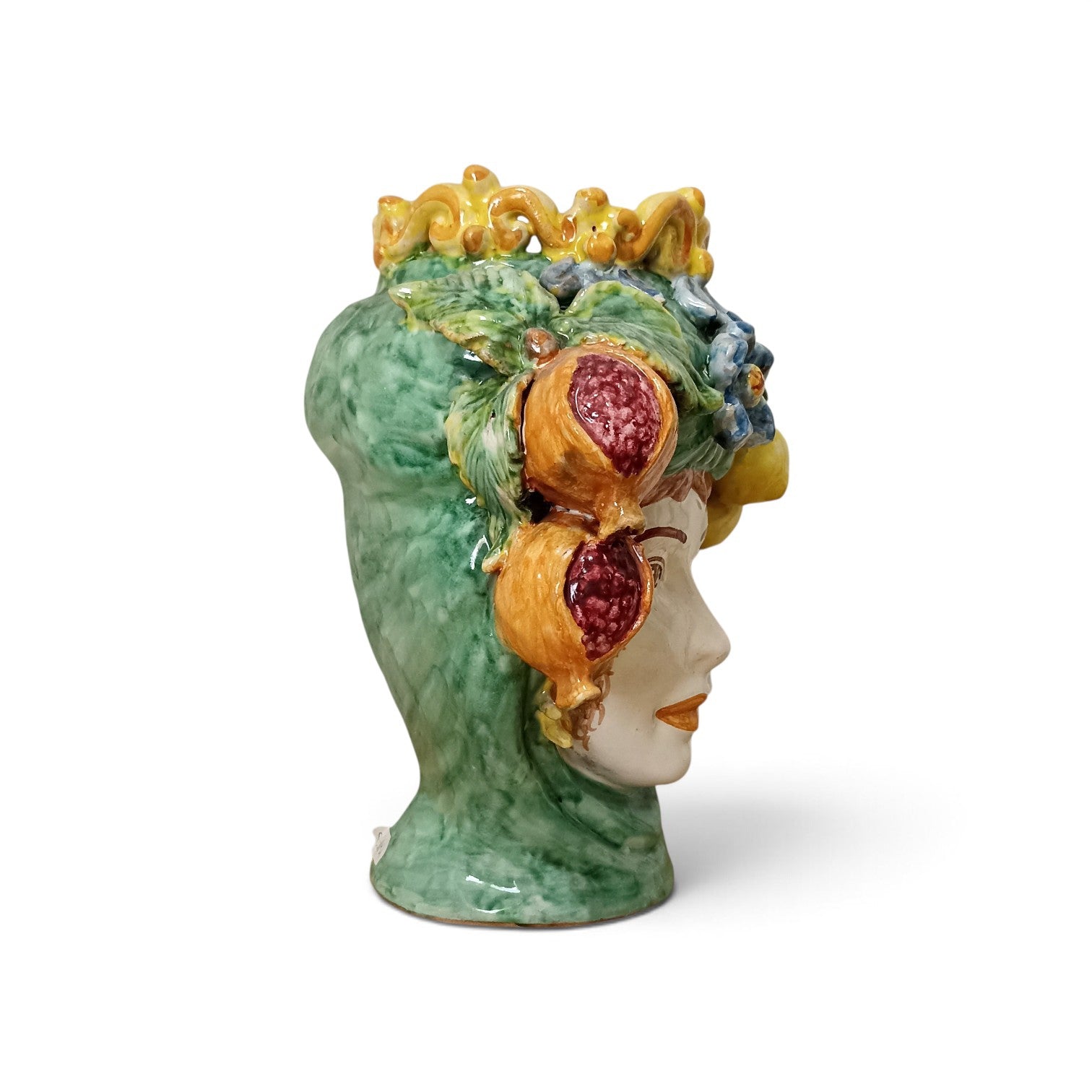 traditional Moorish heads from Caltagirone