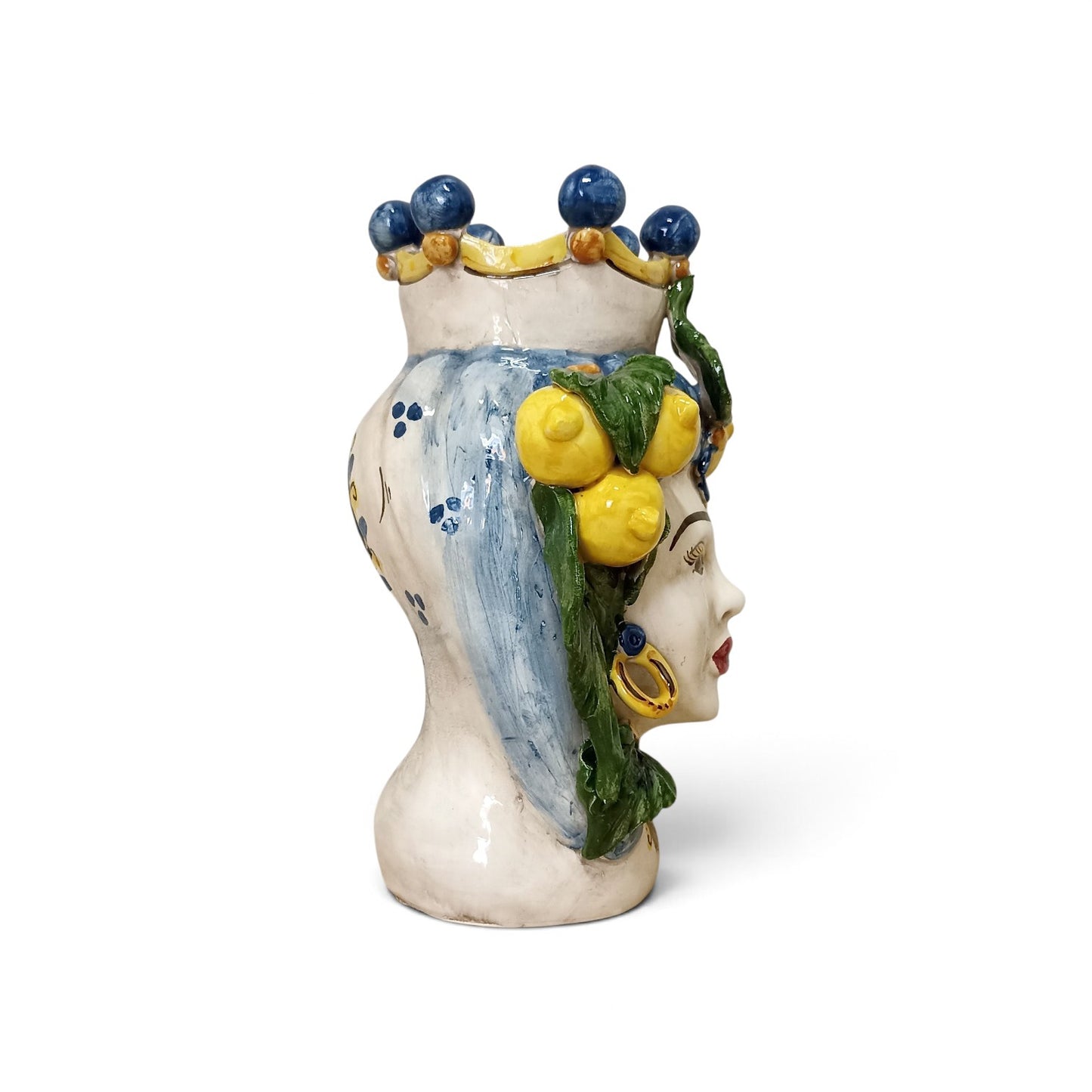 traditional Sicilian ceramic Moorish heads