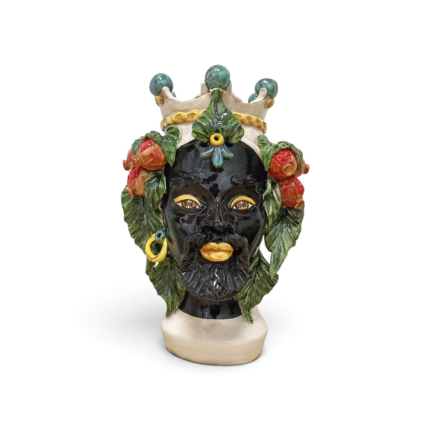 ceramic moors head made in sicily