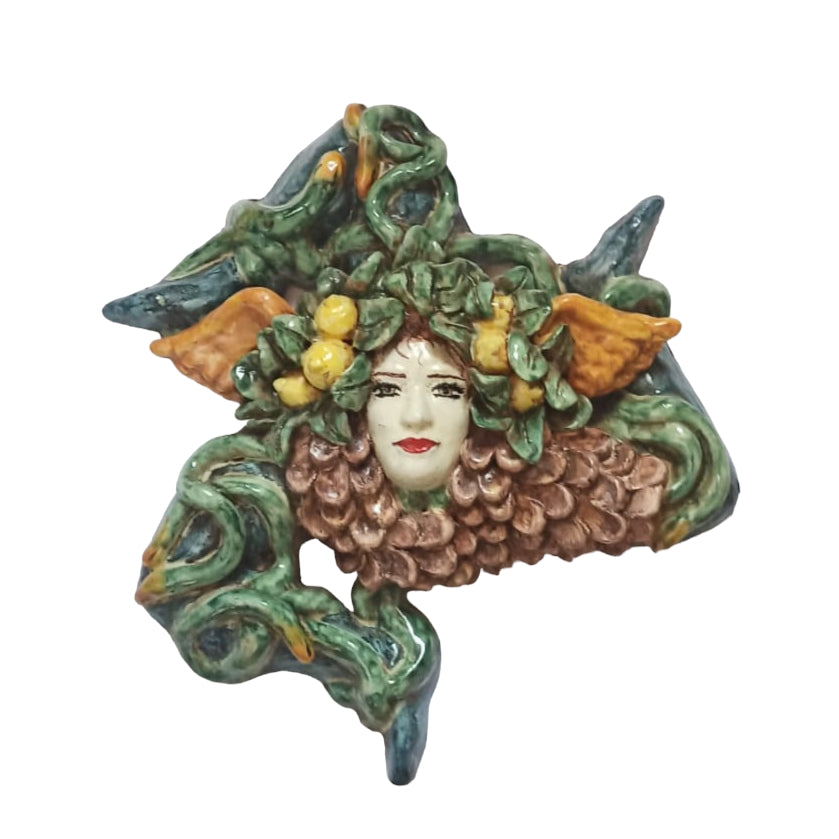 Sicilian Ceramic ''Trinacria'' 