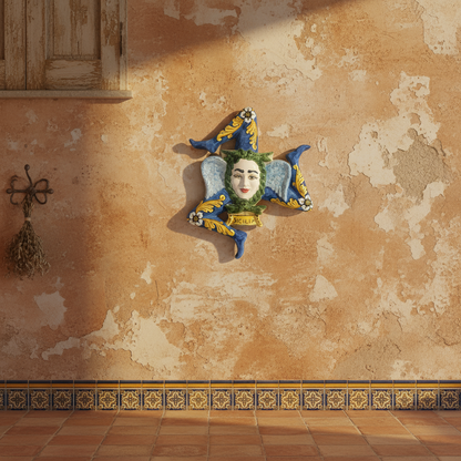 triinacria in maiolica vendita online