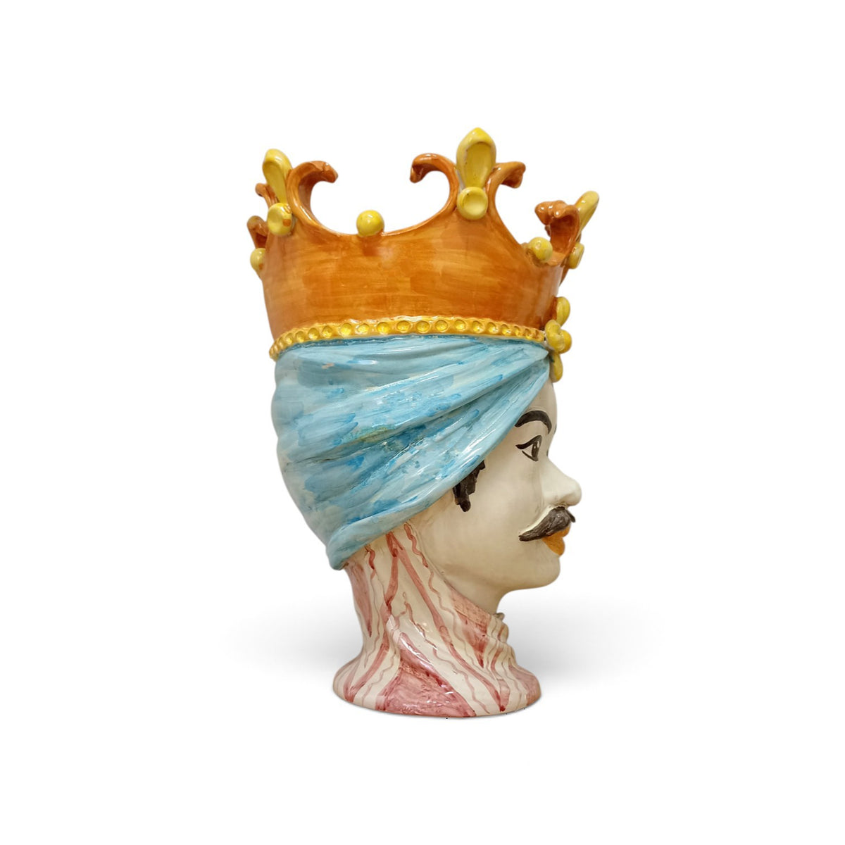 traditional moor head in sicily ceramic