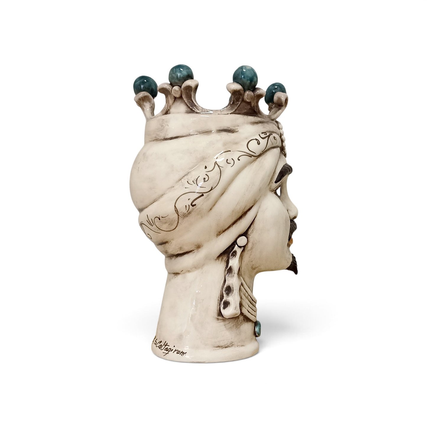 typical sicilian head made in italy