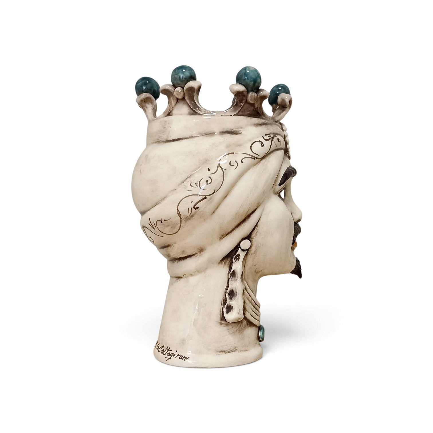 typical sicilian head made in italy