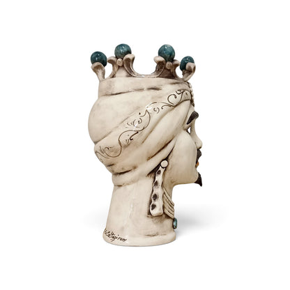 typical sicilian head made in italy