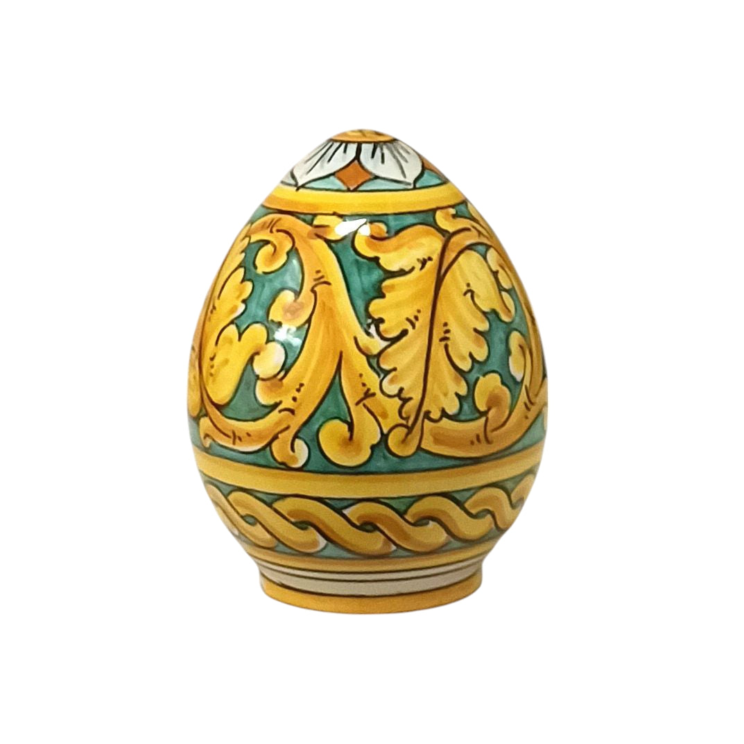 uovo ceramica decorata