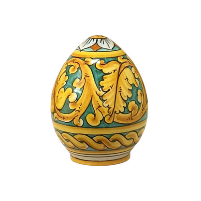 uovo ceramica decorata