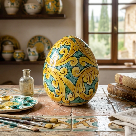uovo ceramica siciliana 
