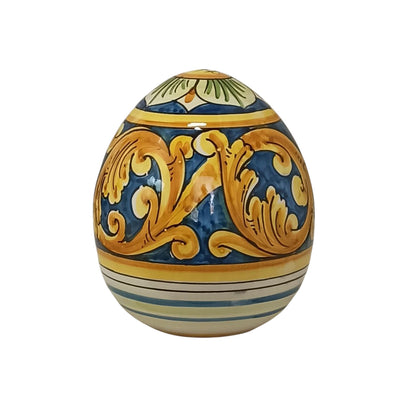 uovo maiolica fatto a mano