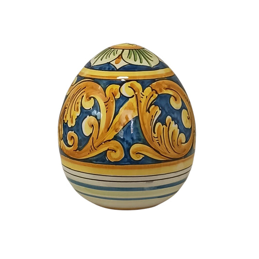 uovo maiolica fatto a mano