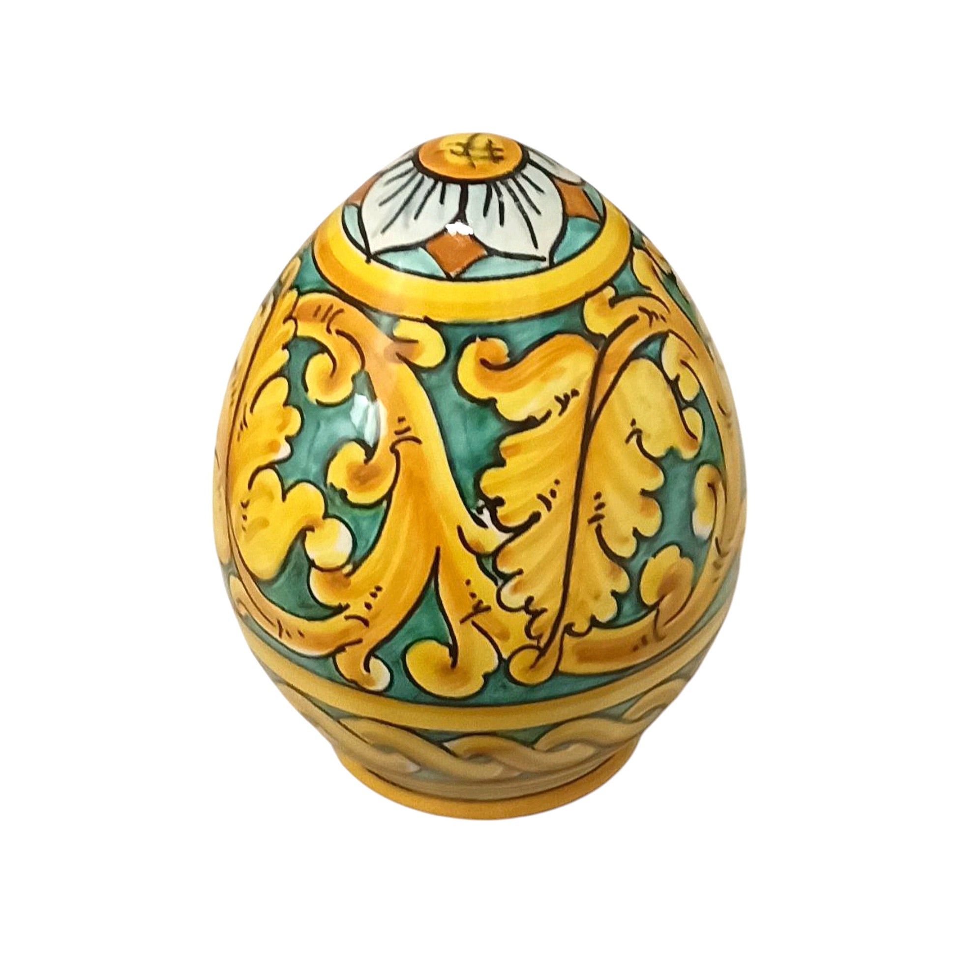 uova in ceramica siciliana fatta a mano per pasqua