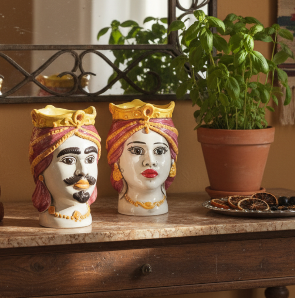 teste di moro siciliane fatte a caltagirone