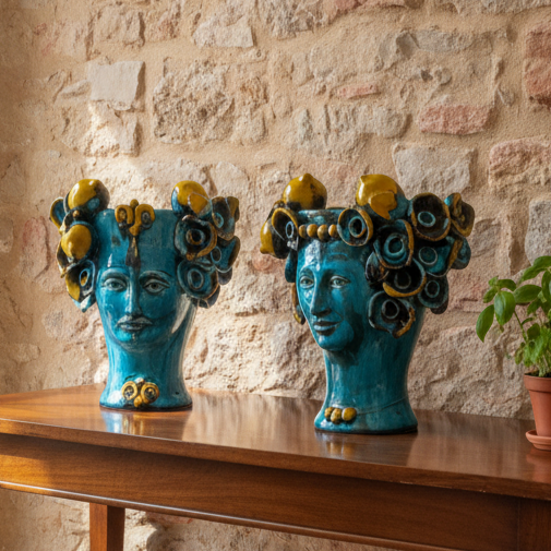 Teste di Moro ceramica moderna