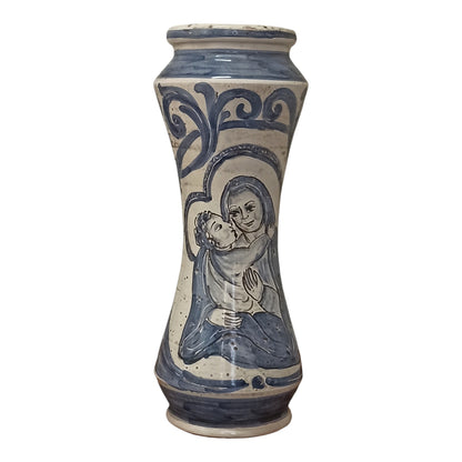 Portafiori Vaso Farmacia in Ceramica Siciliana di Caltagirone