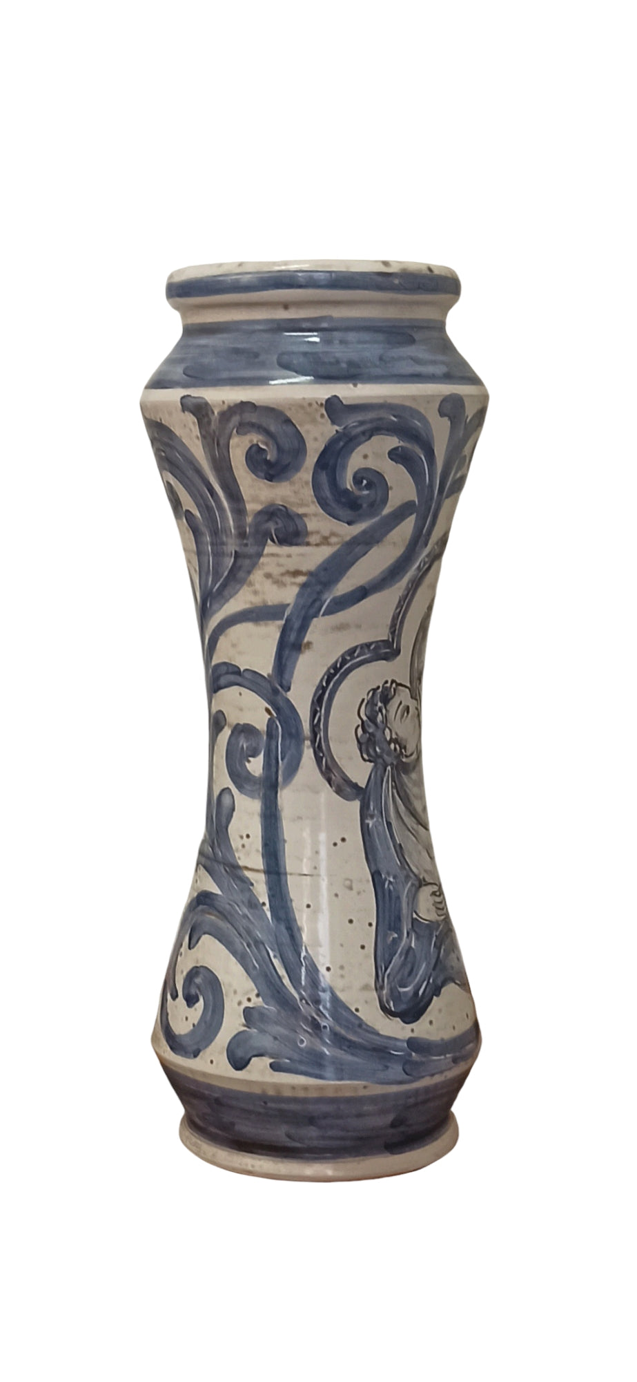 Portafiori Vaso Farmacia in Ceramica Siciliana di Caltagirone