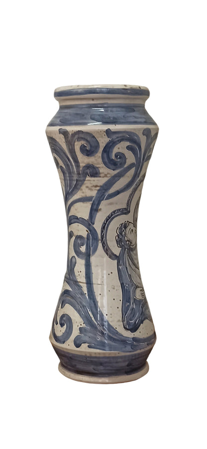 Portafiori Vaso Farmacia in Ceramica Siciliana di Caltagirone
